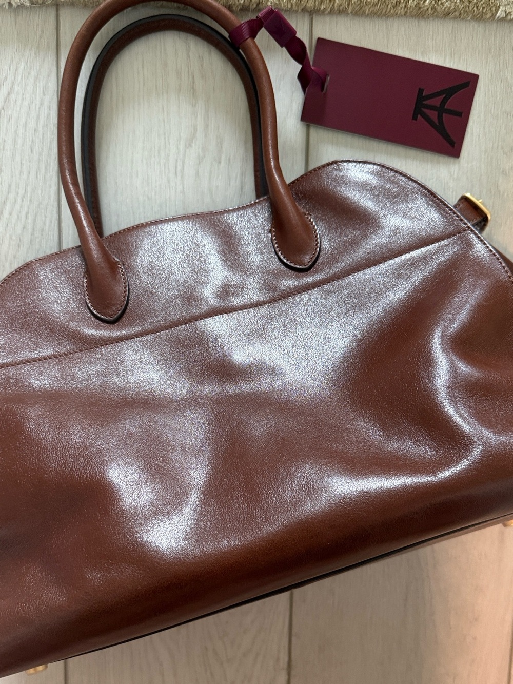 Atorie jazz q cowhide Tote / Top-Handle Satchel new with tags - Picture 7 of 7